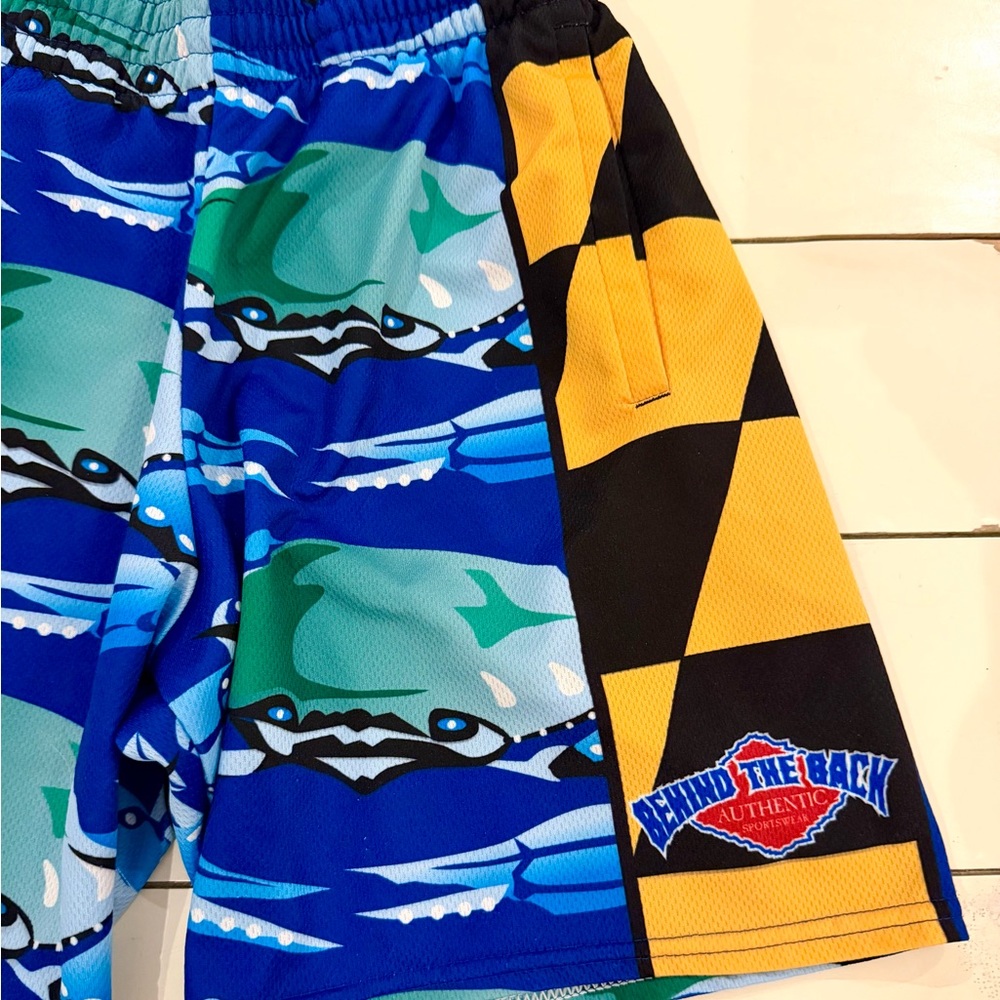 Maryland print Boys Lacrosse Shorts Youth Large - Picture 2 of 5